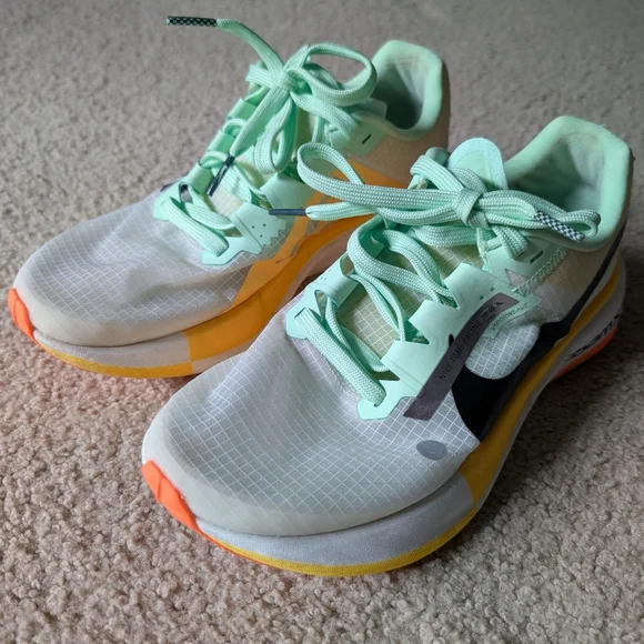 Nike ZoomX Ultrafly Trail Summit White Vapor Green Size 7.5 Women's - Picture 5 of 12